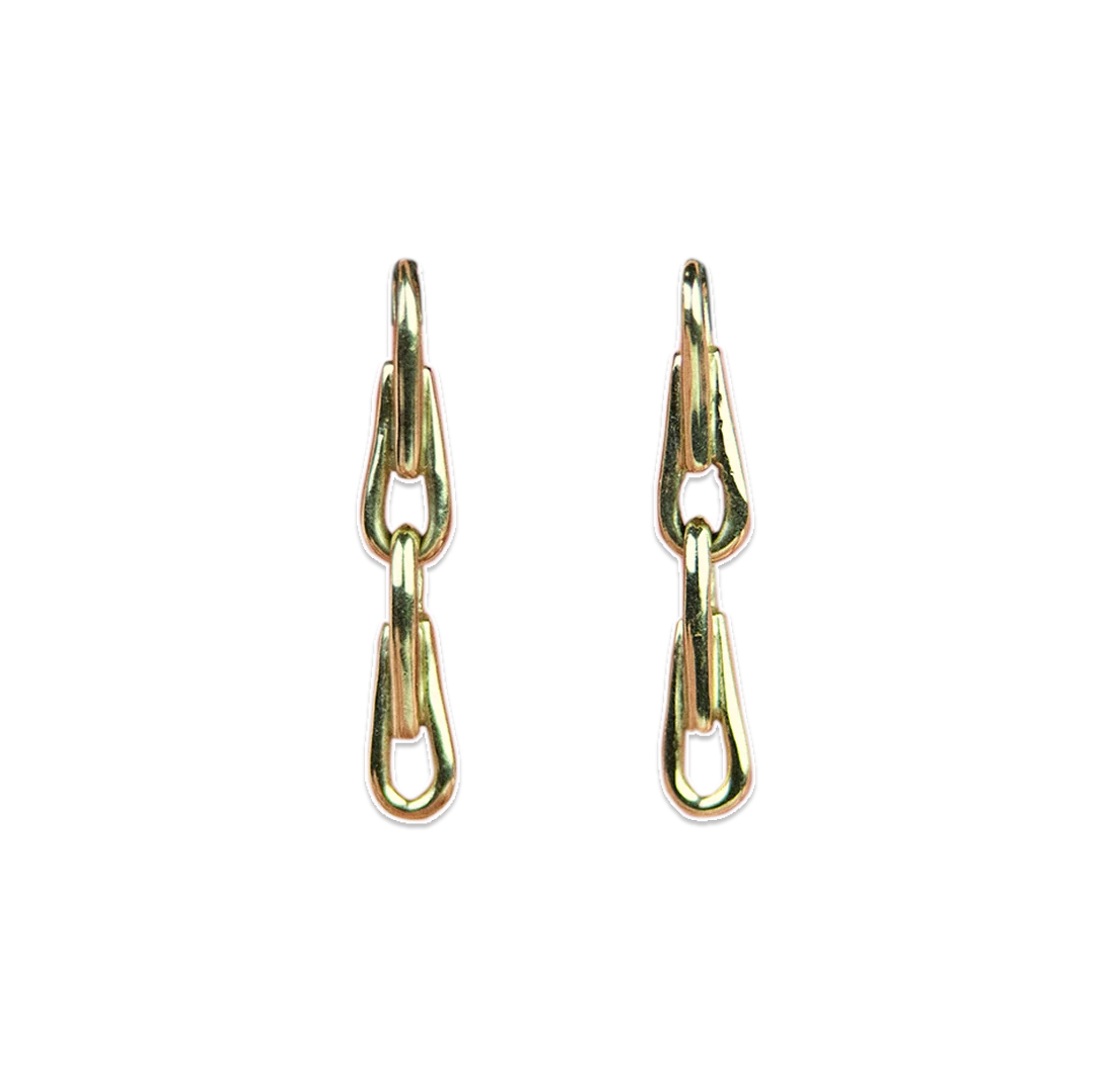 barleycorn chain earrings