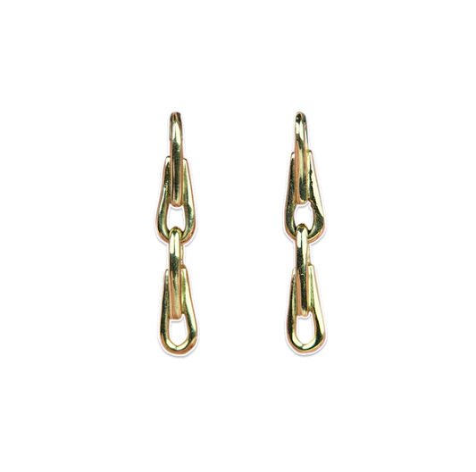 barleycorn chain earrings