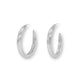 reyes carved post hoop earrings