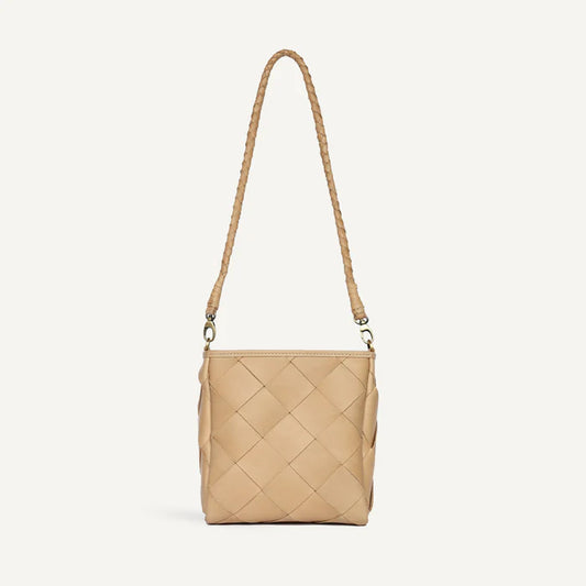 bembien / alix bag - grande weave - caramel