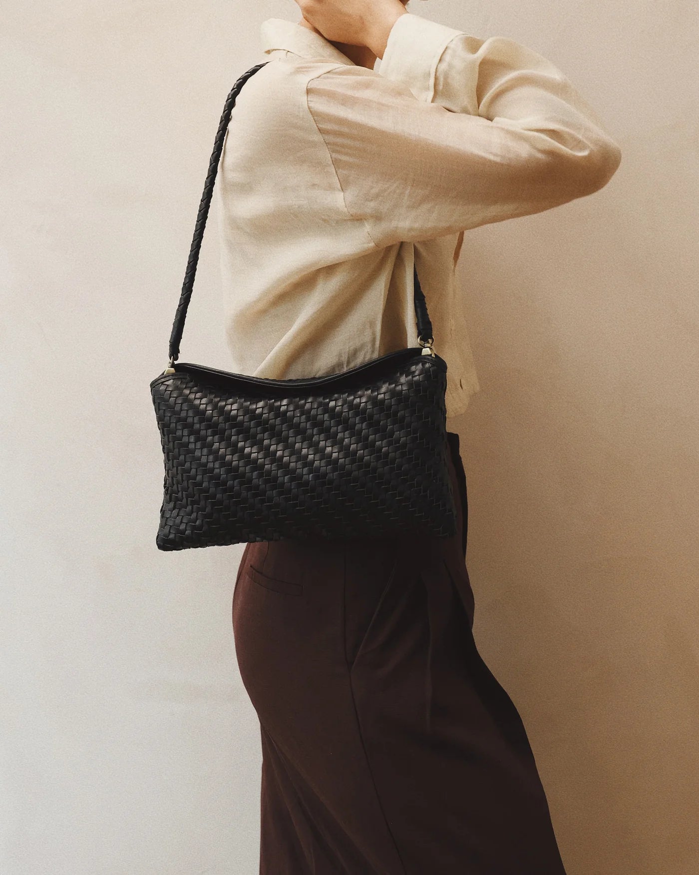 bembien / roux clutch bag - black