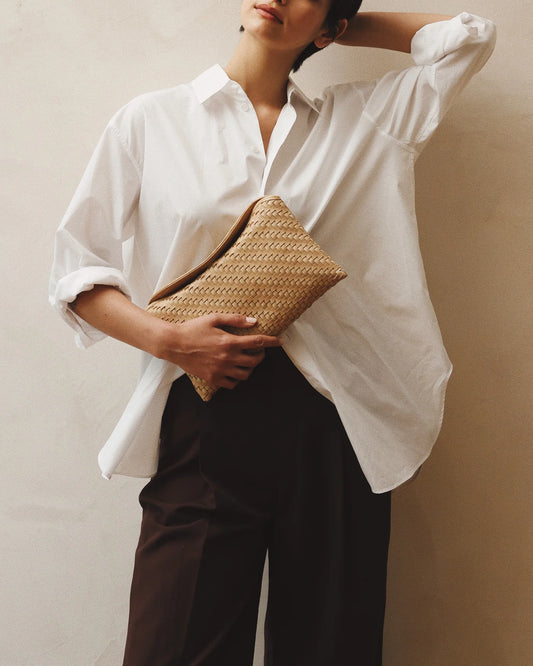 bembien / roux clutch bag - caramel