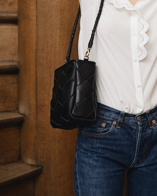 bembien / alix bag - grande weave - black