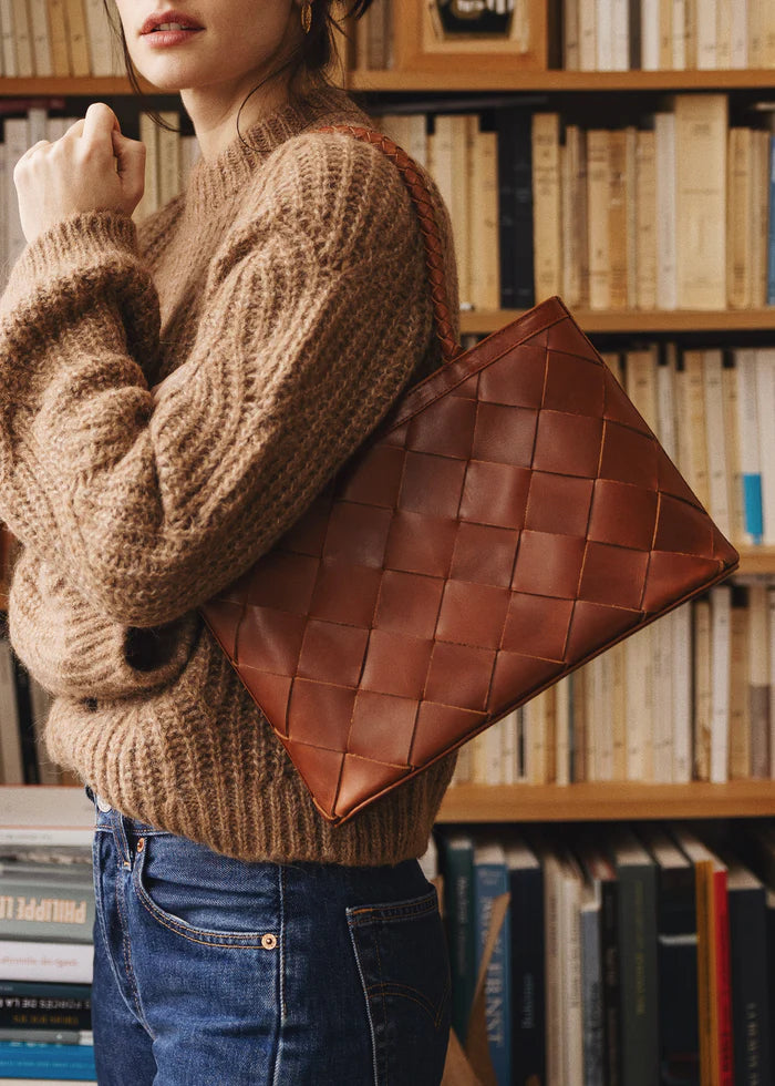bembien / ella bag - grande weave - black