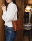 bembien / alix bag - grande weave - caramel