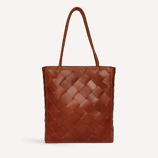 bembien / le tote - grande weave - sienna
