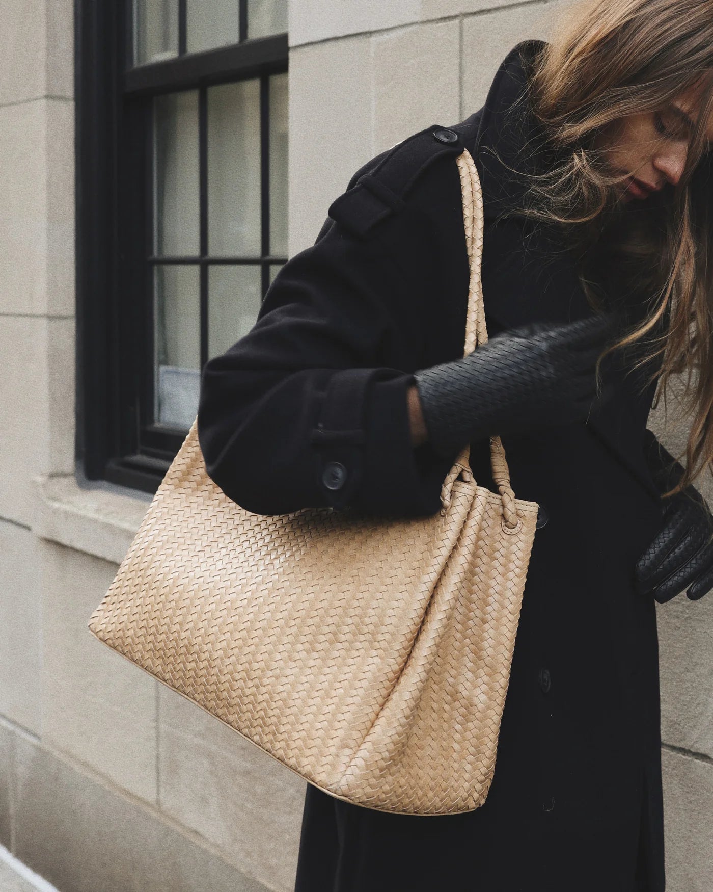 bembien / lux tote bag - caramel