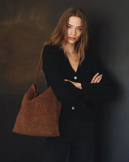 bembien / sera tote bag - suede brown