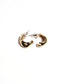 pinch hoop earrings