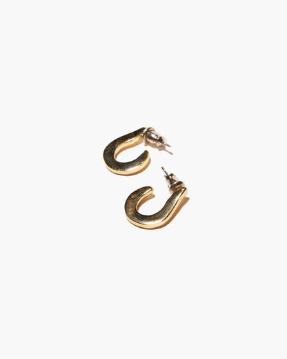 buckle hoop earrings