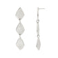 asali triple drop post earrings