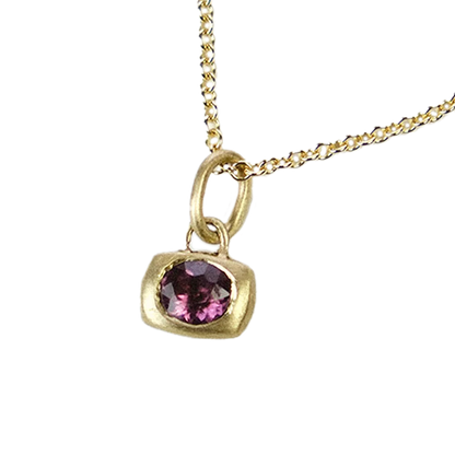 cora pendant - purple spinel