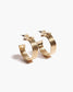 column hoop earrings