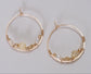 shannon len / multi stone inside woven hoops / one of a kind - no. 1