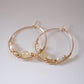 shannon len / multi stone inside woven hoops / one of a kind - no. 1