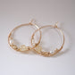 shannon len / multi stone inside woven hoops / one of a kind - no. 1