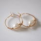 shannon len / multi stone inside woven hoops / one of a kind - no. 5
