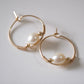 shannon len / multi stone inside woven hoops / one of a kind - no. 5