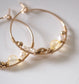 shannon len / multi stone inside woven hoops / one of a kind - no. 4