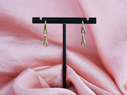 barleycorn chain earrings