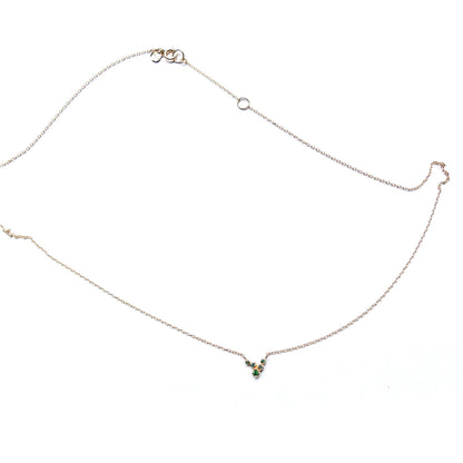 akari necklace - emerald