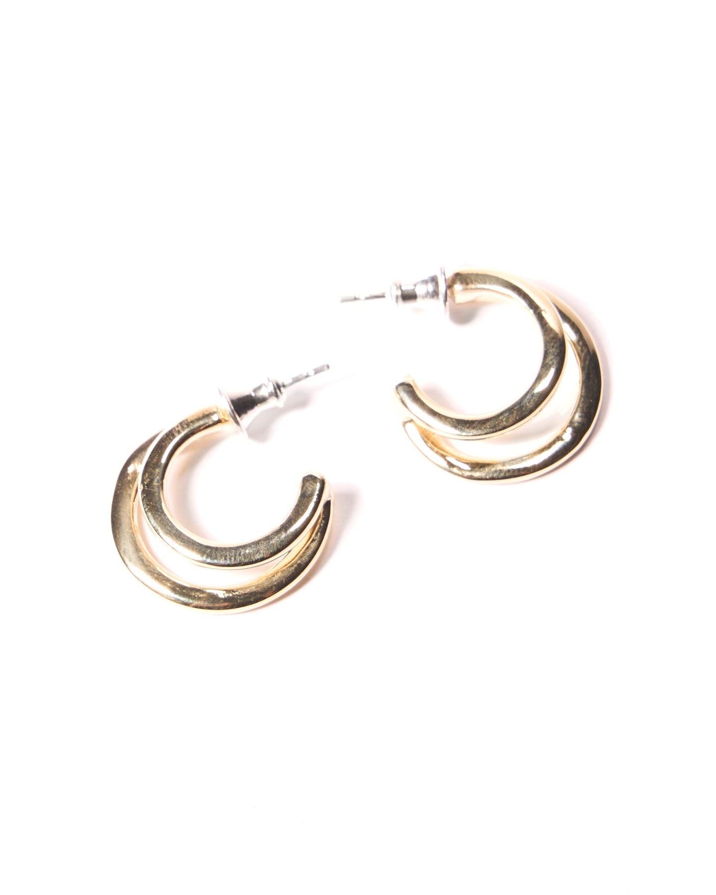 deux hoop earrings