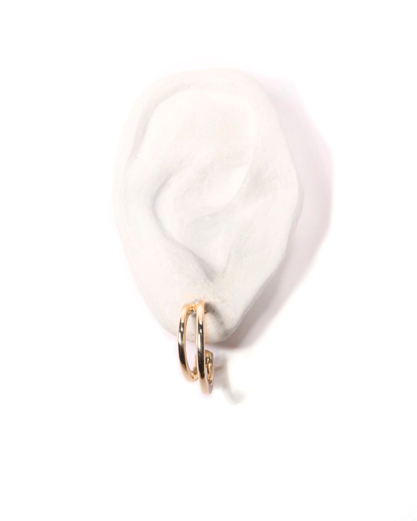 deux hoop earrings