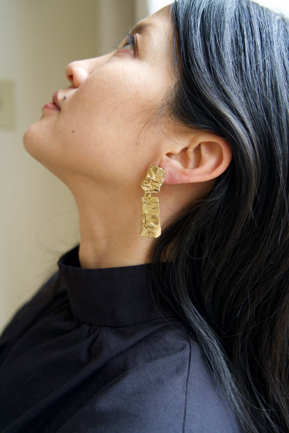 double fender earrings