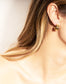 mini double bulle hoop earrings