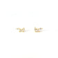 marquise climber stud earrings - cz