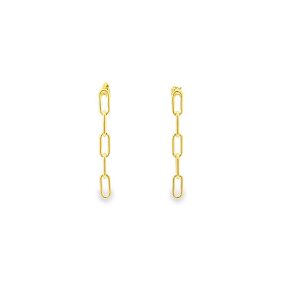 chain link earrings