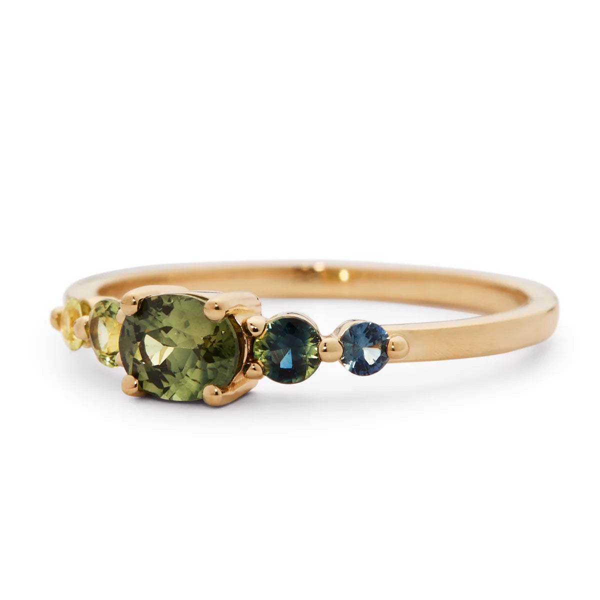 edie oval sapphire ring
