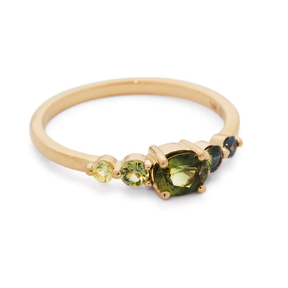 edie oval sapphire ring