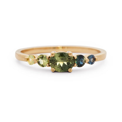 edie oval sapphire ring