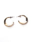 elipse hoop earrings