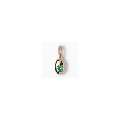 wwake / tempo pendant charm - emerald (may)