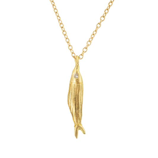 engraved pesca pendant charm - stripe