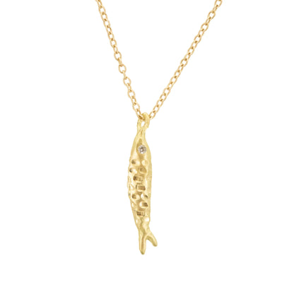engraved pesca pendant charm - polka
