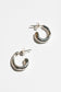 small fluid hoop earrings