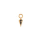 métier / mini point rhombus gemstone plaque charm - single