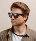RAEN / huxton sunglasses - recycled black - polarized