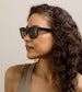 RAEN / huxton sunglasses - recycled black - polarized