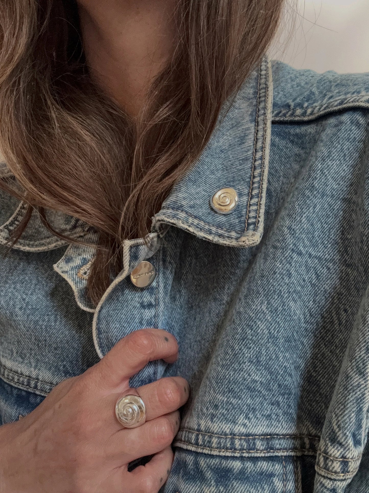 small compass brooch