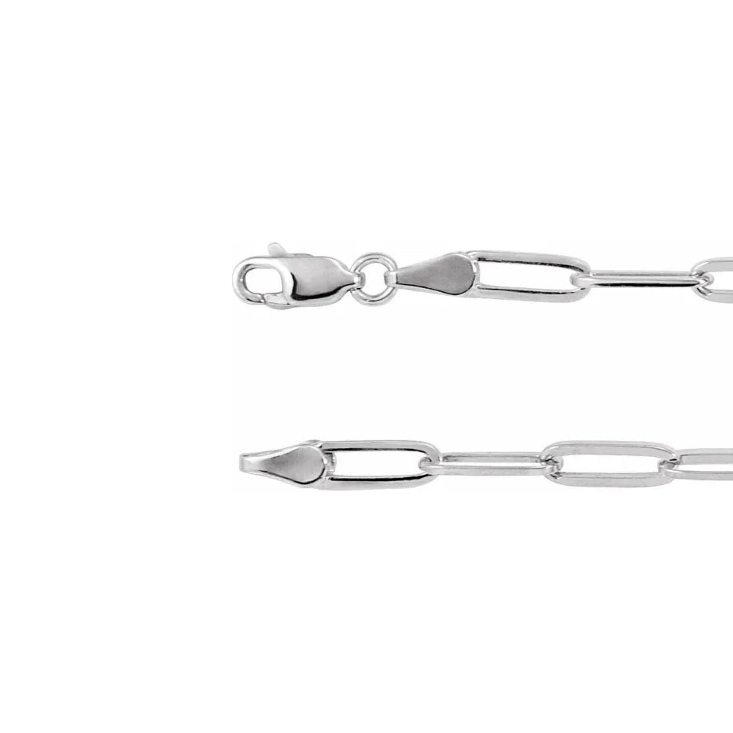 chain bracelet / paperclip - 3.85mm