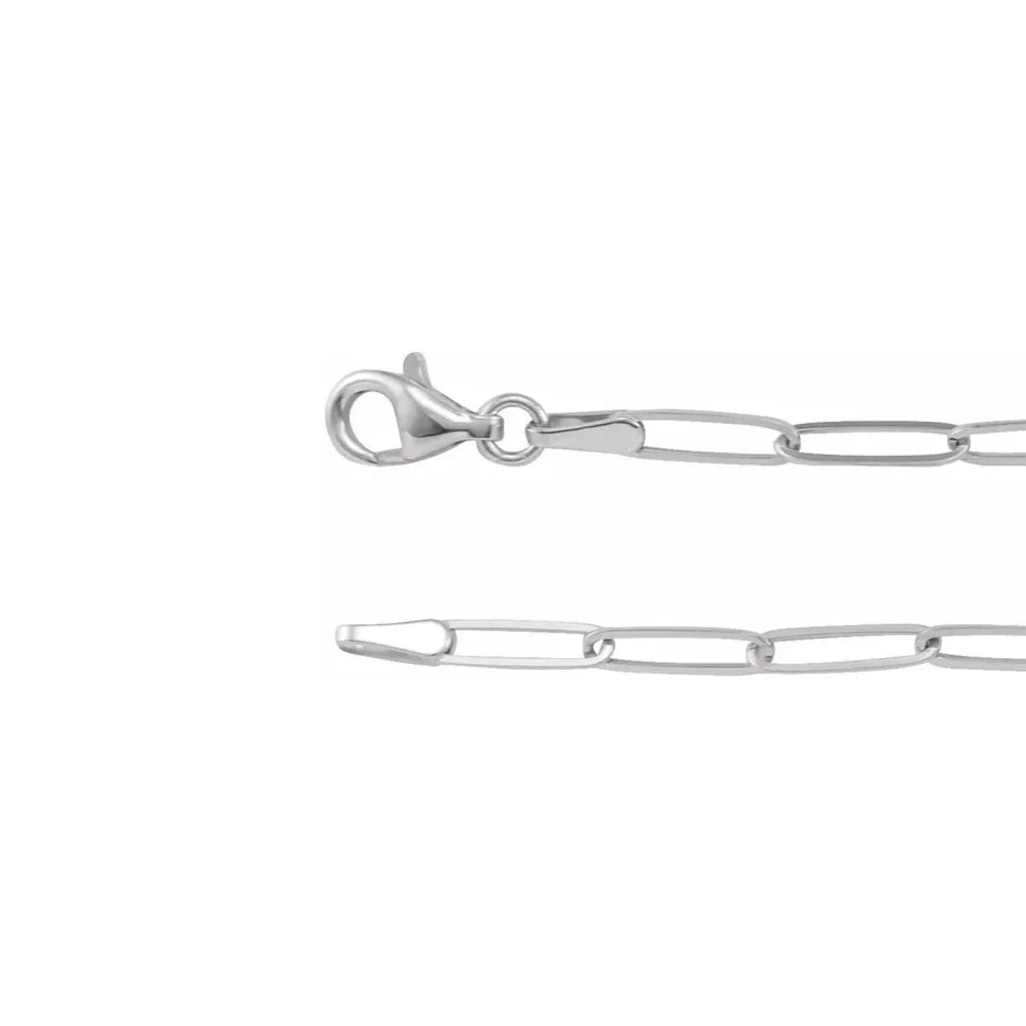 chain bracelet / paperclip - 2.6mm