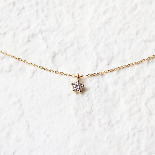 drop necklace - diamond