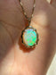rêve d'opal pendant necklace