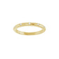bead-set ring band - natural diamond
