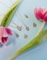 flower pendant charm - marigold (october)