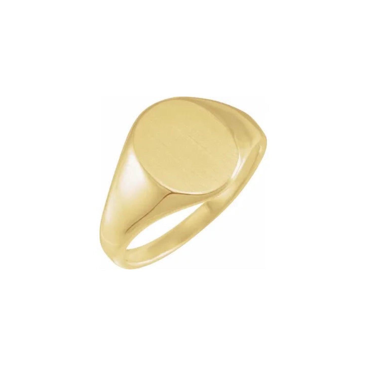large oval signet ring